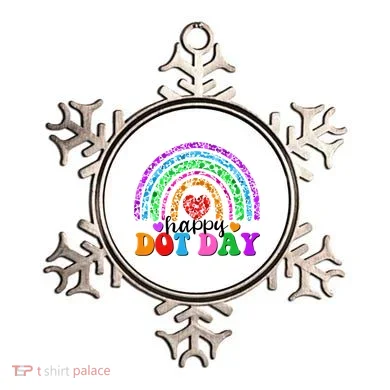 Cute Happy Dot Day Polka Dots Ornament