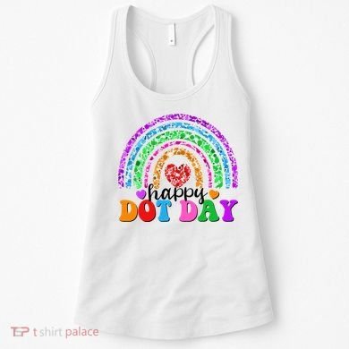 Cute Happy Dot Day Polka Dots Women's Tank Top