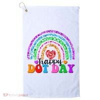 Cute Happy Dot Day Polka Dots Golf Towel thumb 0