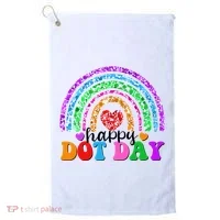 Cute Happy Dot Day Polka Dots Golf Towel thumb 0