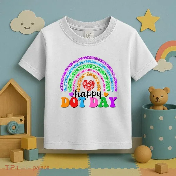 Cute Happy Dot Day Polka Dots Toddler T-Shirt