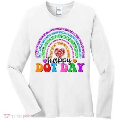 Cute Happy Dot Day Polka Dots Women's Long Sleeve Shirt