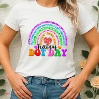 Cute Happy Dot Day Polka Dots Women's T-Shirt thumb 2