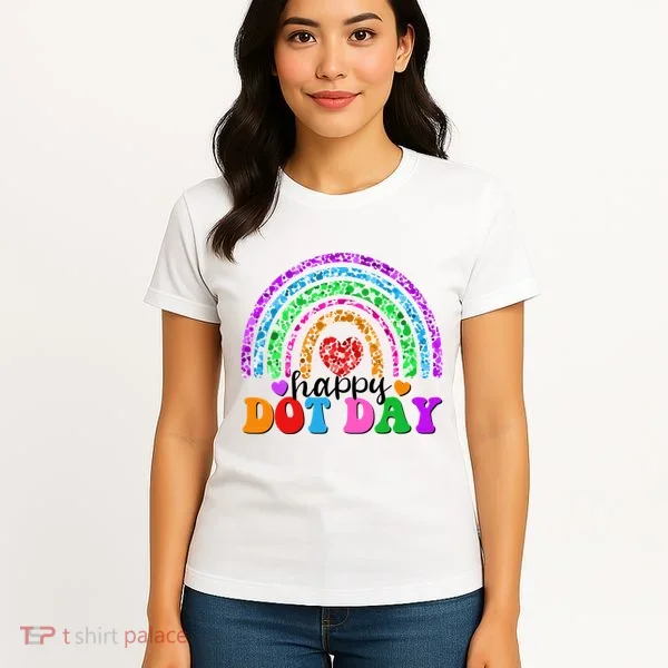 Cute Happy Dot Day Polka Dots Women's T-Shirt