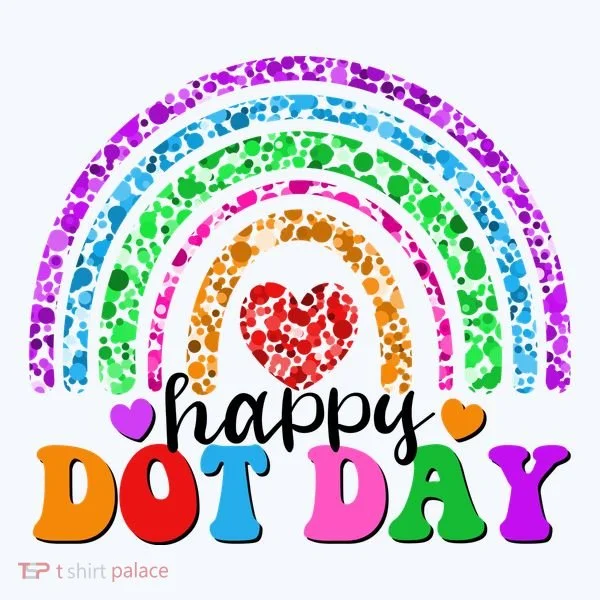 Cute Happy Dot Day Polka Dots Women's T-Shirt