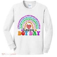 Cute Happy Dot Day Polka Dots Kids Long Sleeve Shirt thumb 0