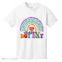 Cute Happy Dot Day Polka Dots Kids T-Shirt thumb 0