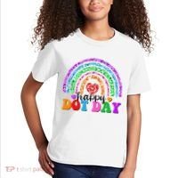 Cute Happy Dot Day Polka Dots Kids T-Shirt thumb 2