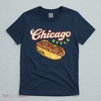 Chicago Hot Dog Hotdog Tourist Summer Souvenir Travel T-Shirt thumb 5