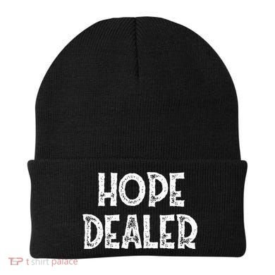 Cute Hope Dealer Uplifting Graphic Positive Beanie