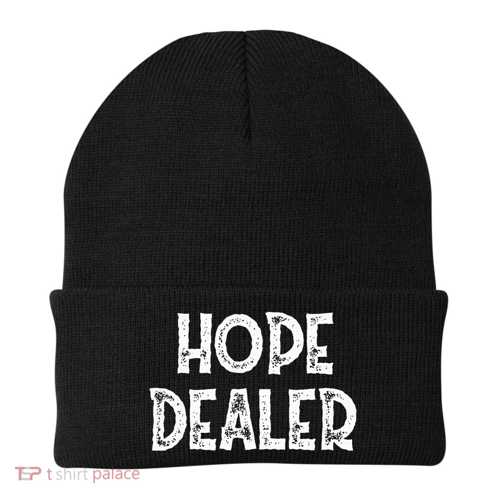 Cute Hope Dealer Uplifting Graphic Positive Beanie