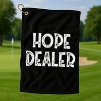 Cute Hope Dealer Uplifting Graphic Positive Golf Towel thumb 1