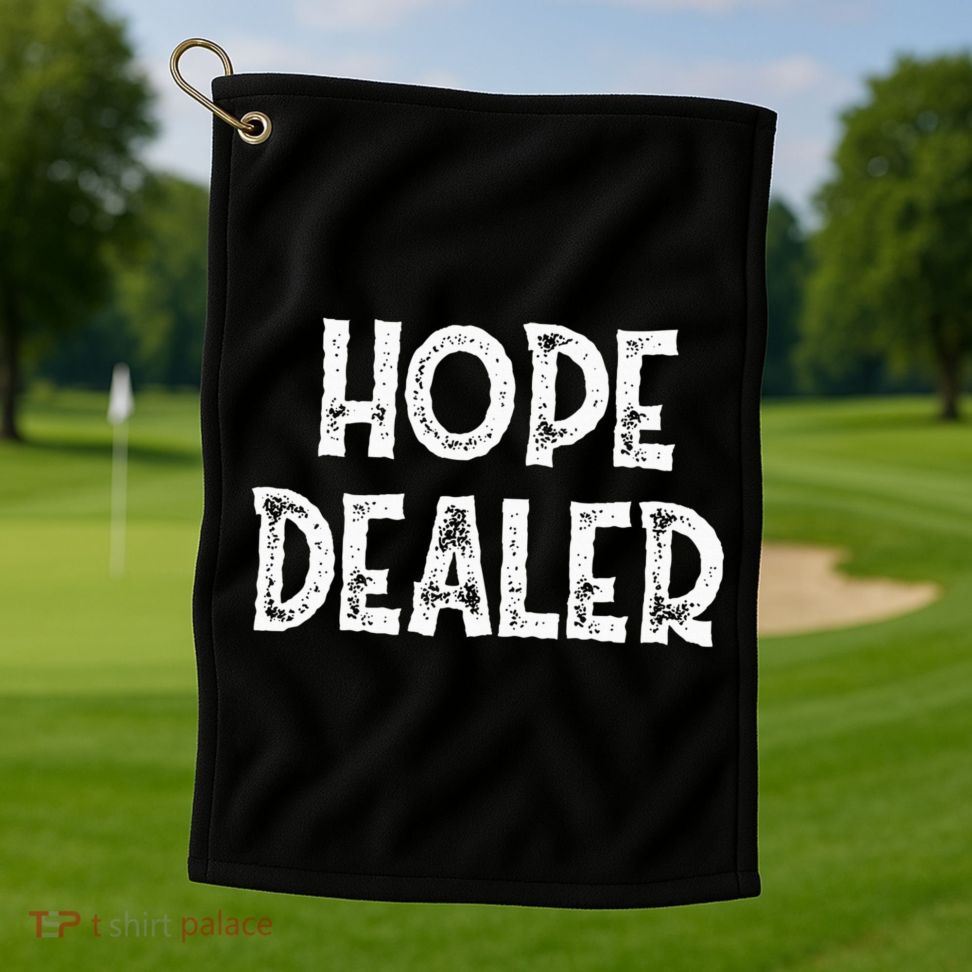 Cute Hope Dealer Uplifting Graphic Positive Golf Towel