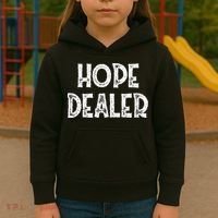 Cute Hope Dealer Uplifting Graphic Positive Kids Hoodie thumb 3