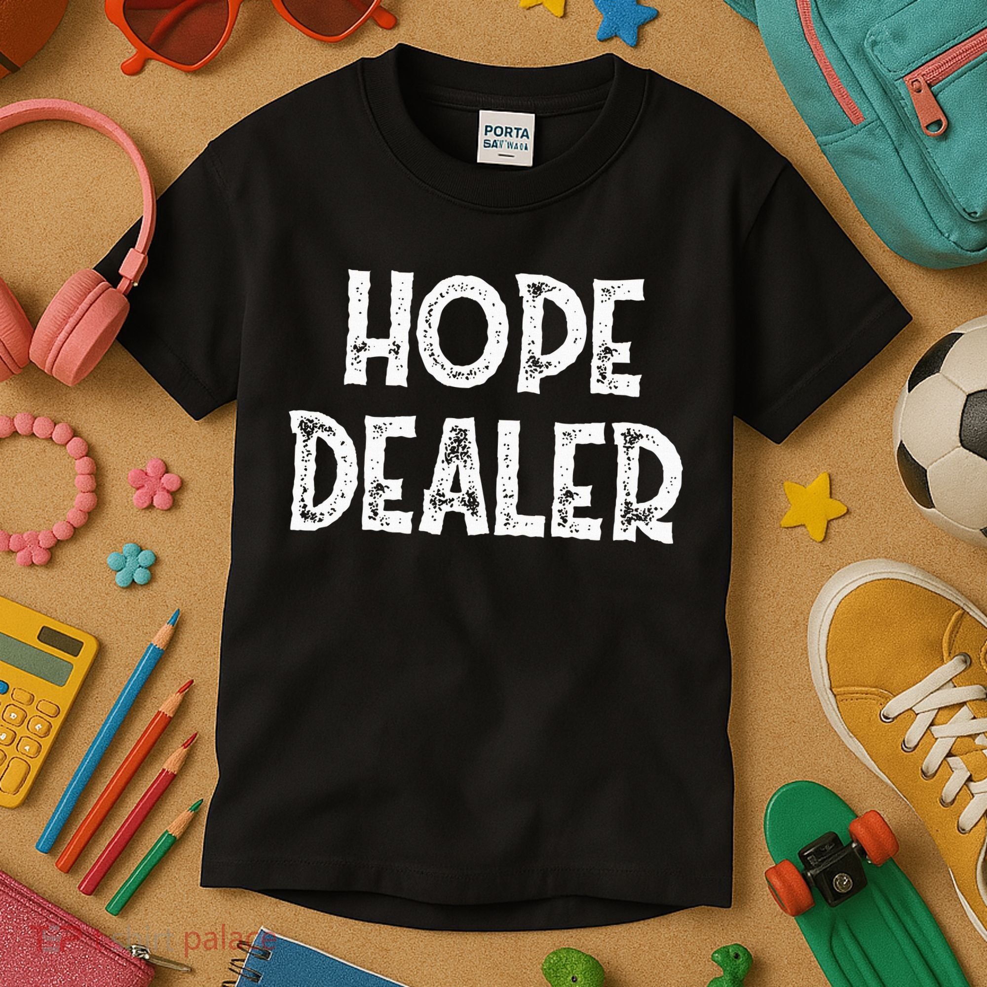 Cute Hope Dealer Uplifting Graphic Positive Kids T-Shirt