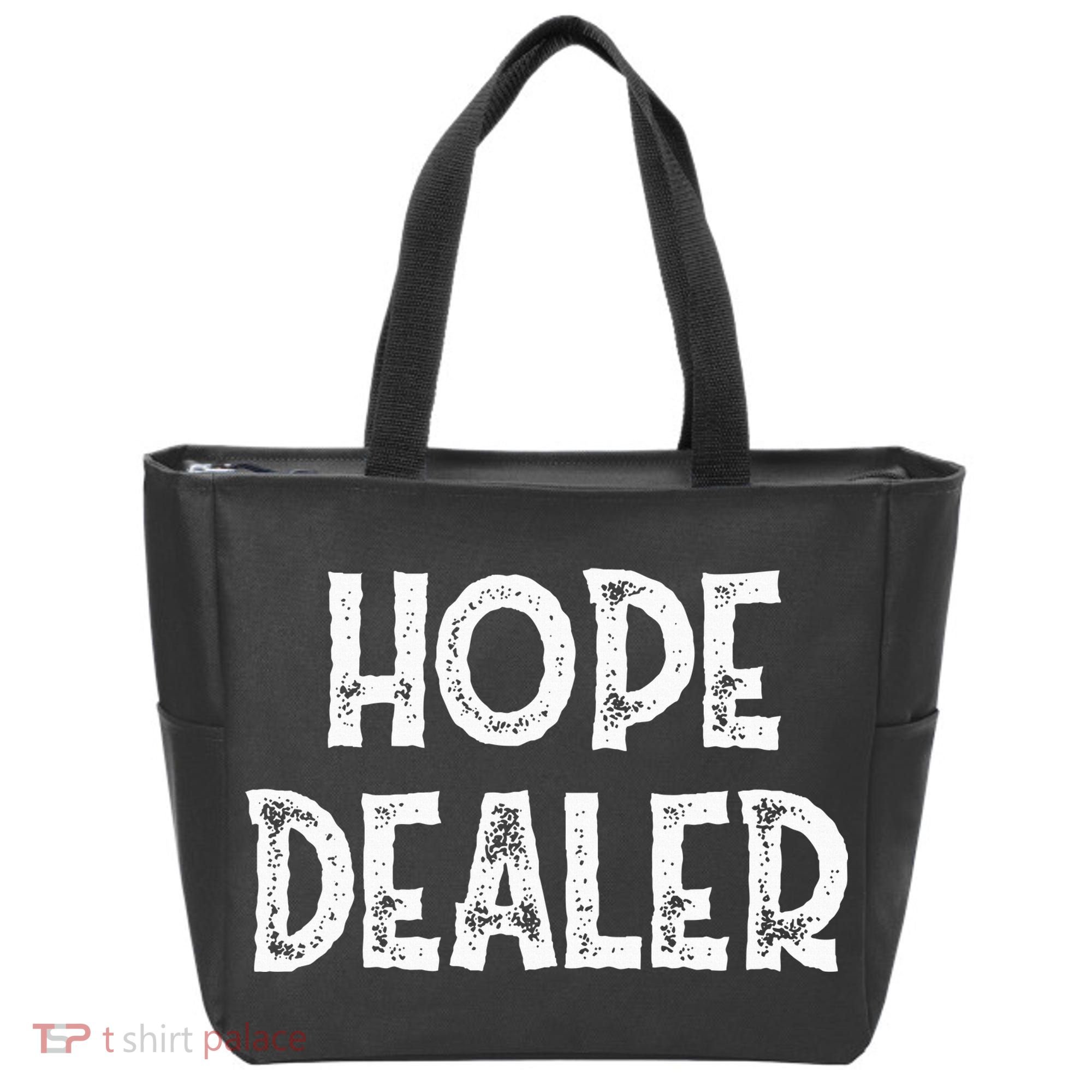 Cute Hope Dealer Uplifting Graphic Positive Tote Bag