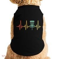 Cool Heartbeat Disc Golf Lovers with Flying Disc Doggie Tank thumb 0