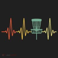 Cool Heartbeat Disc Golf Lovers with Flying Disc Golf Towel thumb 3