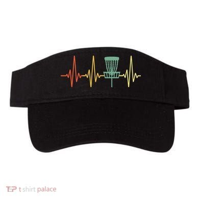 Cool Heartbeat Disc Golf Lovers with Flying Disc Visor