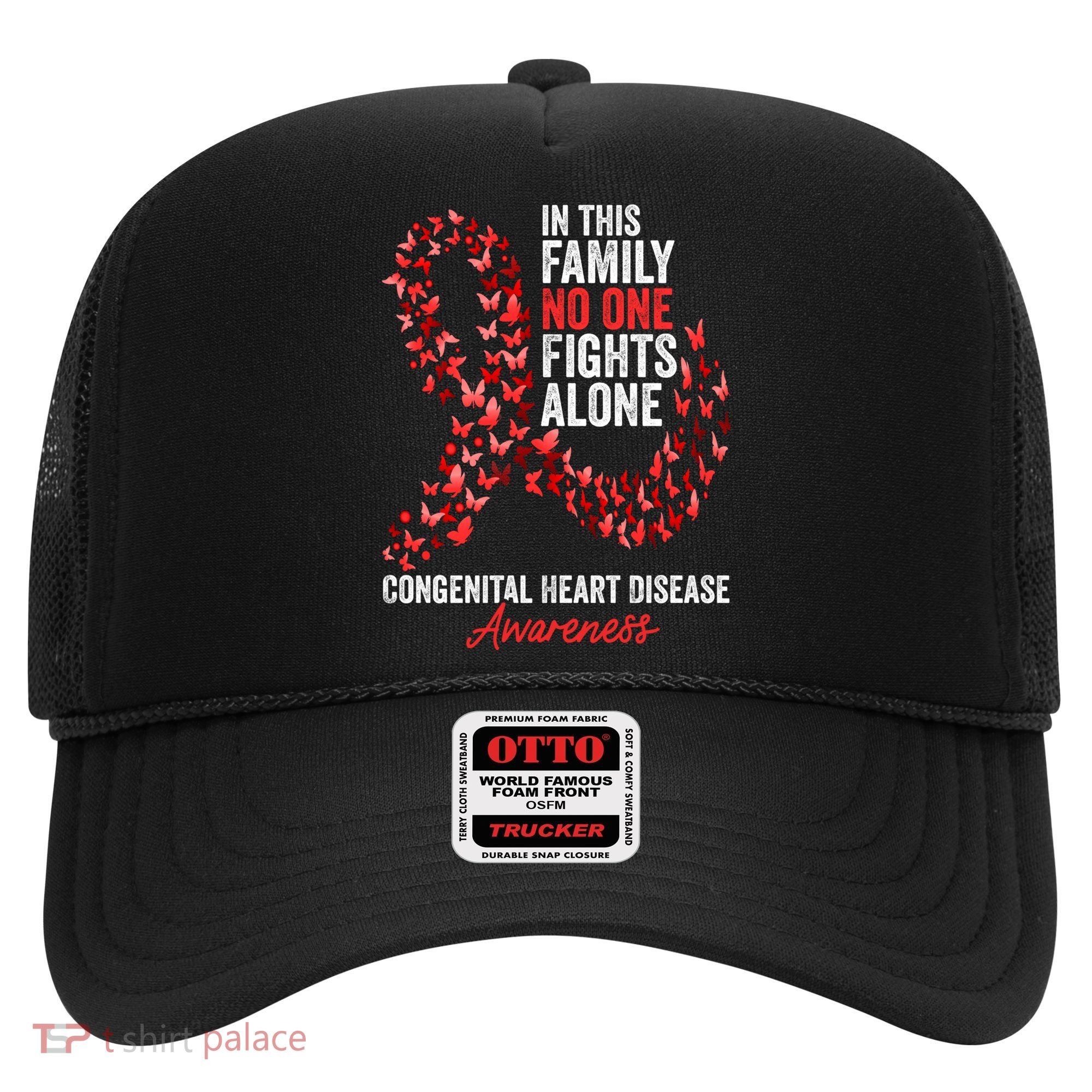 Congenital Heart Disease Awareness Month Red Ribbon Gift Hat