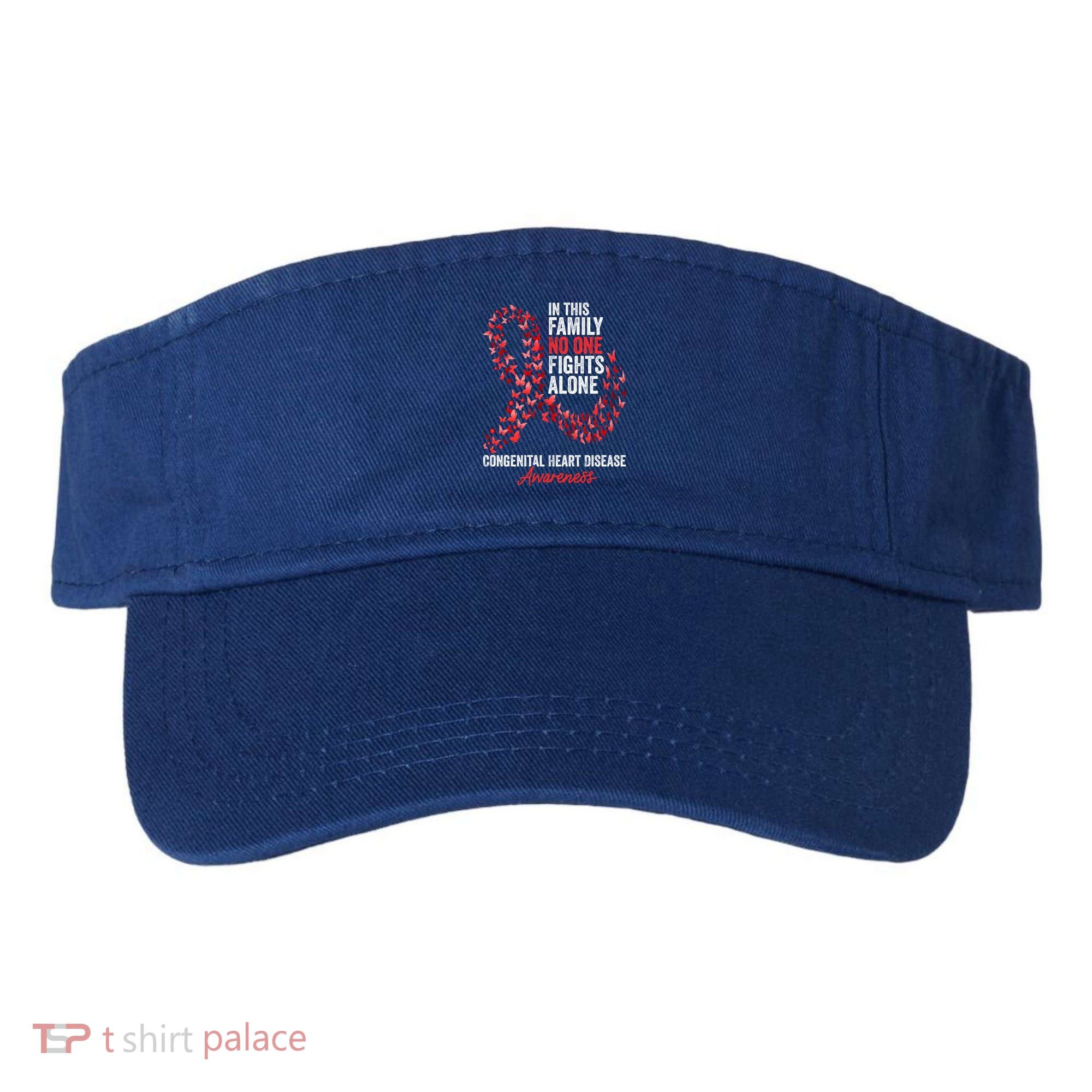Congenital Heart Disease Awareness Month Red Ribbon Gift Visor
