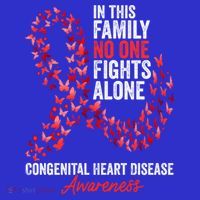 Congenital Heart Disease Awareness Month Red Ribbon Gift Women's Long Sleeve Shirt thumb 2