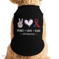 Coronary Heart Disease Ribbon Chd Awareness Month Gift Doggie Tank thumb 0
