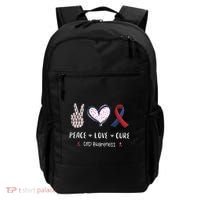 Coronary Heart Disease Ribbon Chd Awareness Month Gift Backpack thumb 0