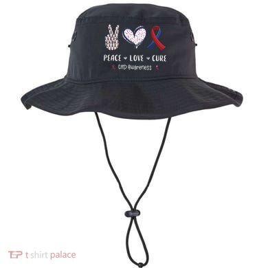 Coronary Heart Disease Ribbon Chd Awareness Month Gift Bucket Hat