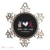 Coronary Heart Disease Ribbon Chd Awareness Month Gift Ornament thumb 0