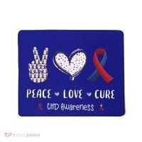 Coronary Heart Disease Ribbon Chd Awareness Month Gift Mousepad thumb 0