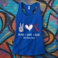 Coronary Heart Disease Ribbon Chd Awareness Month Gift Women's Tank Top thumb 3