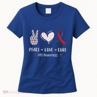 Coronary Heart Disease Ribbon Chd Awareness Month Gift Women's T-Shirt thumb 0