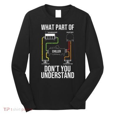 Cool HVAC Design For Air Conditioning Ventilation Long Sleeve Shirt