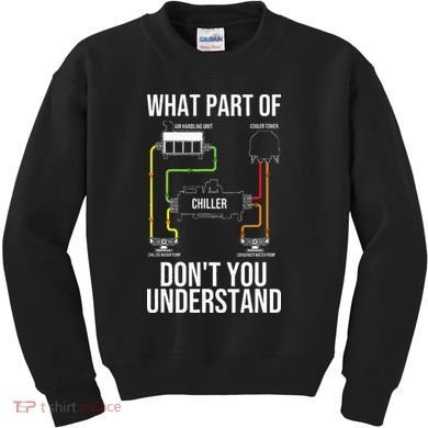 Cool HVAC Design For Air Conditioning Ventilation Kids Sweatshirt