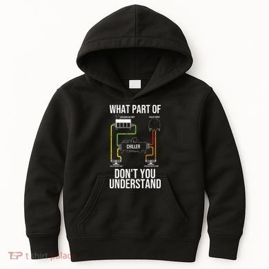 Cool HVAC Design For Air Conditioning Ventilation Kids Hoodie