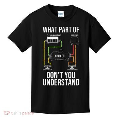 Cool HVAC Design For Air Conditioning Ventilation Kids T-Shirt