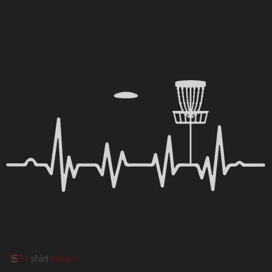 Cool Heartbeat Disc Golf Lovers With Flying Disc Golf Tumbler