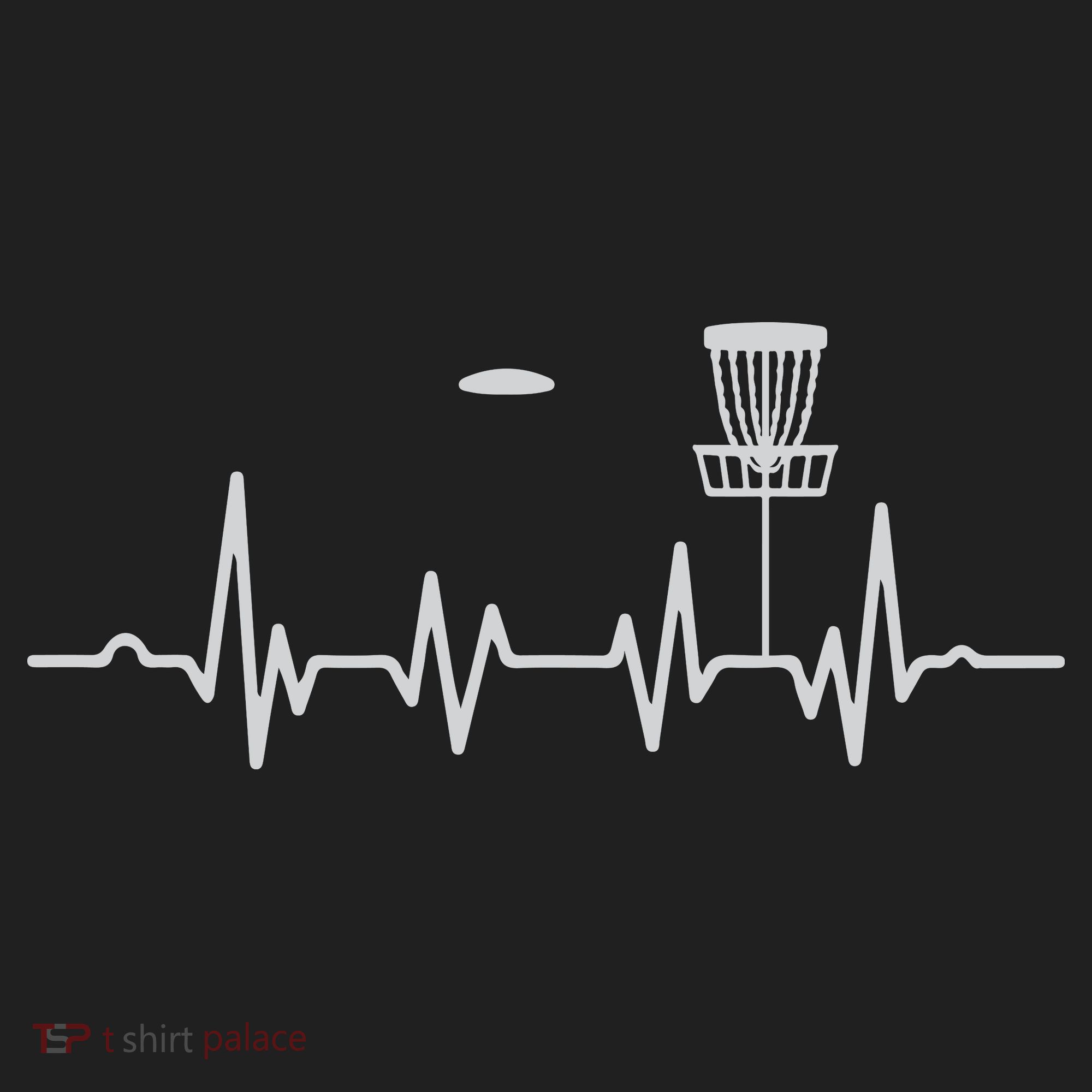 Cool Heartbeat Disc Golf Lovers With Flying Disc Golf Tumbler