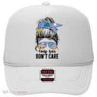 Camp Hair Don_t Care Womens Camper Camping Messy Bun Hair Hat thumb 0