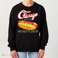 Chicago Hot Dog Summer Style 4th Of July No Ketchup Gift Women's Sweatshirt thumb 0