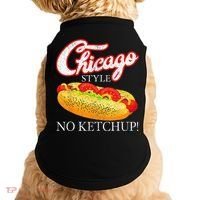 Chicago Hot Dog Summer Style 4th Of July No Ketchup Gift Doggie Tank thumb 0