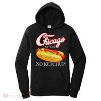 Chicago Hot Dog Summer Style 4th Of July No Ketchup Gift Women's Hoodie thumb 0
