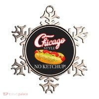 Chicago Hot Dog Summer Style 4th Of July No Ketchup Gift Ornament thumb 0