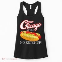 Chicago Hot Dog Summer Style 4th Of July No Ketchup Gift Women's Tank Top thumb 0