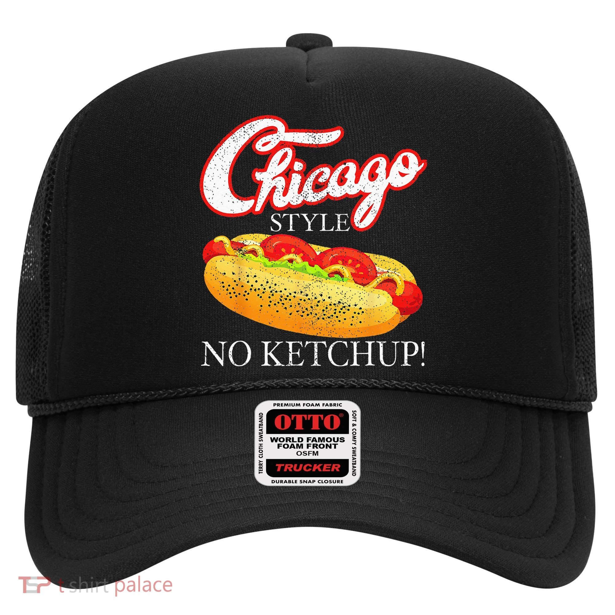 Chicago Hot Dog Summer Style 4th Of July No Ketchup Gift Hat