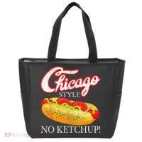 Chicago Hot Dog Summer Style 4th Of July No Ketchup Gift Tote Bag thumb 0