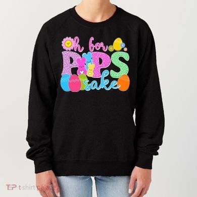 Cute Happy Easter Oh For Peeps Sake Marshmallow Bunnies Women's Sweatshirt