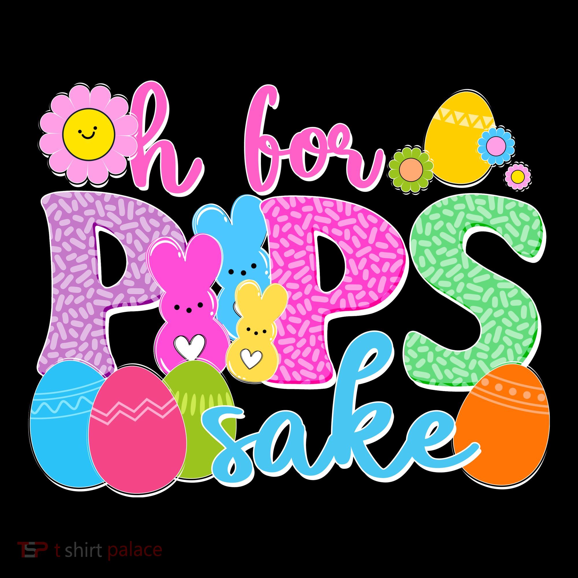 Cute Happy Easter Oh For Peeps Sake Marshmallow Bunnies Toddler Hoodie