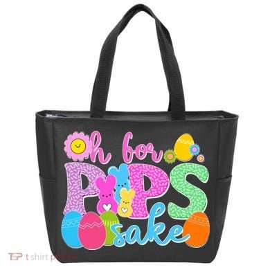 Cute Happy Easter Oh For Peeps Sake Marshmallow Bunnies Bag